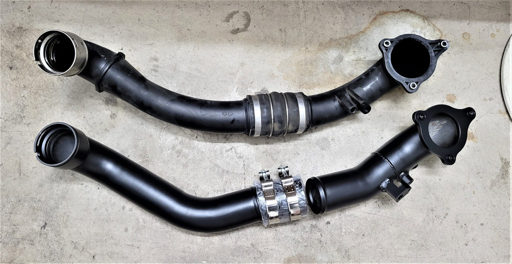 Aluminum Charge Pipe Kit For BMW M240i 340i 440i 540i 740i F20F22F30F31F32F34F36G30G31G11B58