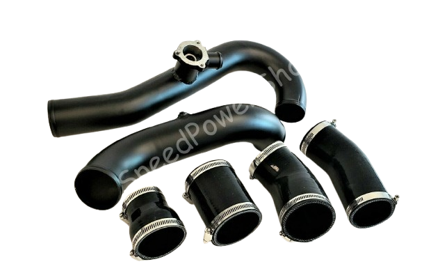 Aluminum Charge Pipe Kit Hot & Cold Side For For Ford Mustang Ecoboost 2.3t 2015-2023