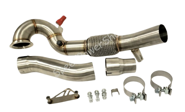 3″ Catless Downpipe For VW GOLF GTI GLI MK7 MK7.5 Gen3 1.8T 2.0T
