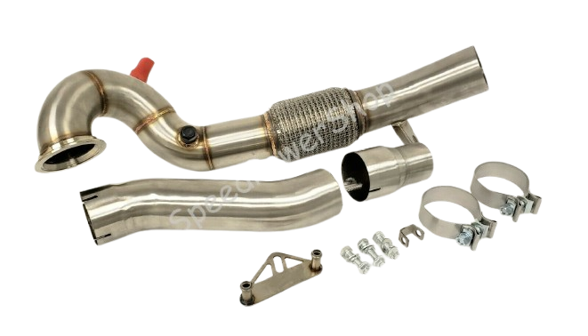 3″ Catless Downpipe For VW GOLF GTI GLI MK7 MK7.5 Gen3 1.8T 2.0T