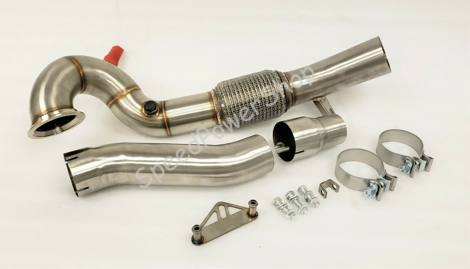 3″ Catless Downpipe For VW GOLF GTI GLI MK7 MK7.5 Gen3 1.8T 2.0T